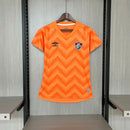 Camisa Fluminense Goleiro 24/25 Torcedor Umbro Feminina - Laranja