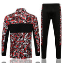 Conjunto Inverno Milan Preta e Vermelha Puma - Com Fecho