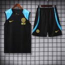 Kit Treino Inter de Milão 23/24 Nike - Preto e Azul